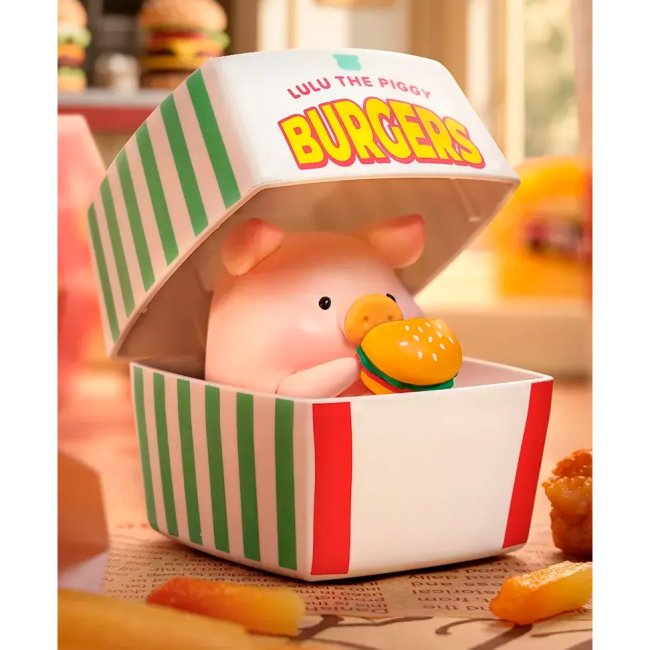 Фігурки тварин - ​Фігурка-сюрприз 10/10 Toys LuLu the Piggy Burger Express Movable Series (LULU1310)#3