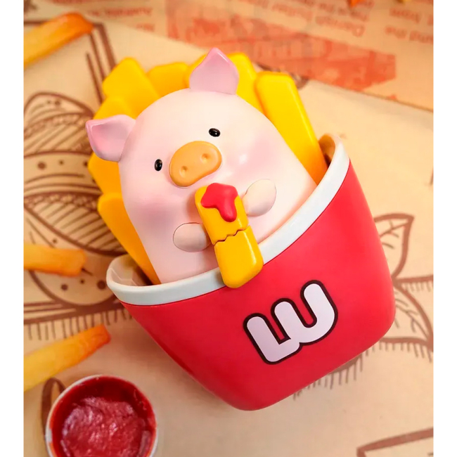 Фігурки тварин - ​Фігурка-сюрприз 10/10 Toys LuLu the Piggy Burger Express Movable Series (LULU1310)#4
