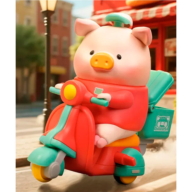 Фігурки тварин - ​Фігурка-сюрприз 10/10 Toys LuLu the Piggy Burger Express Movable Series (LULU1310)#5