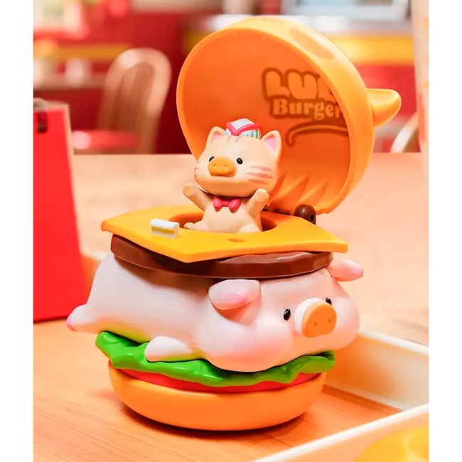 Фігурки тварин - ​Фігурка-сюрприз 10/10 Toys LuLu the Piggy Burger Express Movable Series (LULU1310)#6