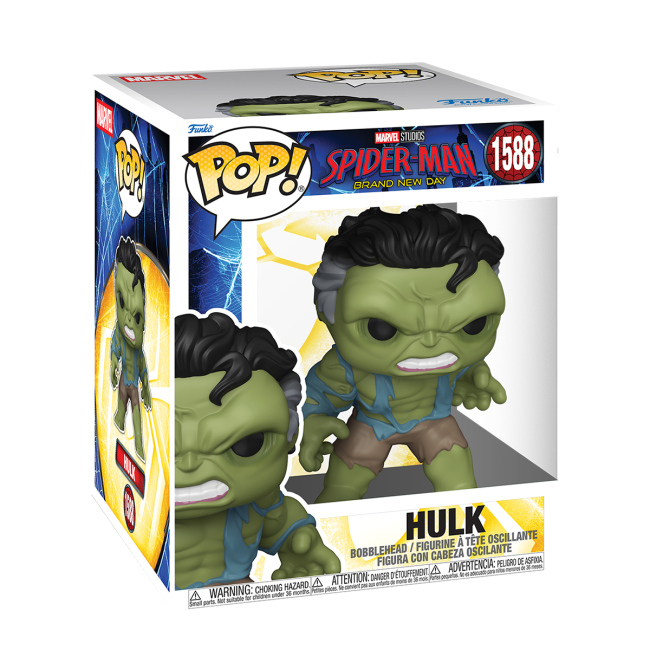 Фигурки персонажей - Фигурка Funko Pop Marvel Человек-паук Абсолютно новый день Халк (83965)#2