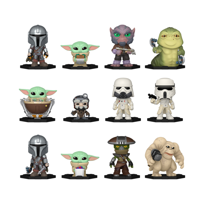 Фігурки персонажів - Фігурка-сюрприз Funko Pop Mystery Minis Star Wars Мандалорець і Ґроґу (90819)#2