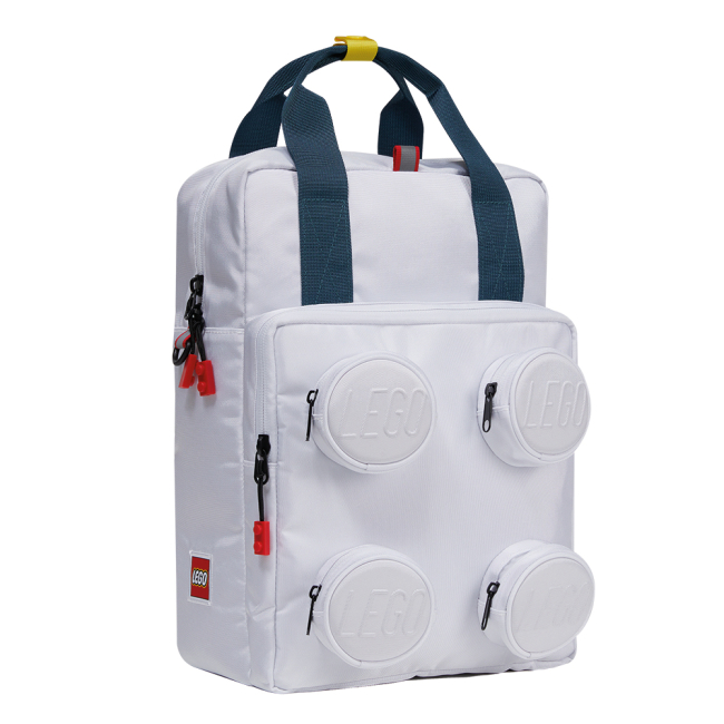 Рюкзаки и сумки - Рюкзак LEGO Lifestyle Signature+ Brick 2x2 White (20318-0001)#3