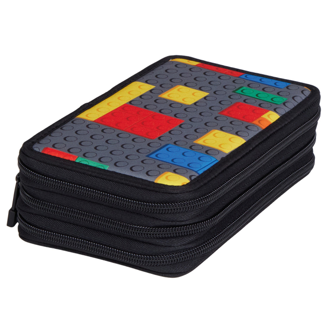Пеналы и кошельки - Пенал LEGO Lifestyle Colorful Bricks 3 отделения с наполнением (20291-2607)#3