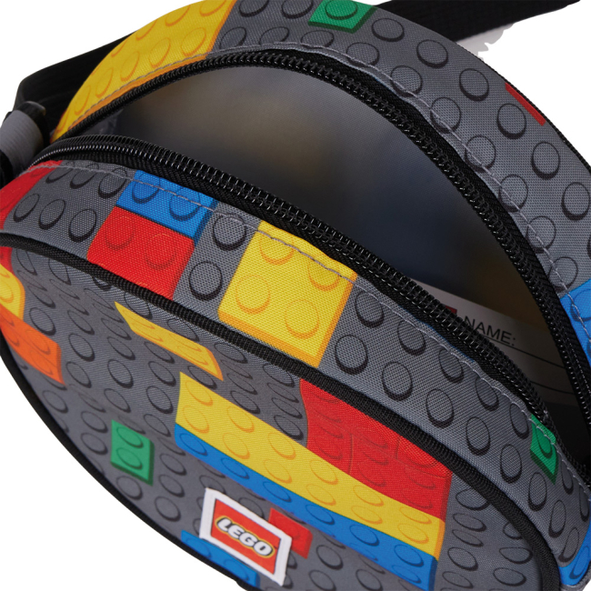 Рюкзаки и сумки - Сумка через плечо LEGO Lifestyle Round Colorful Bricks (20369-2607)#4
