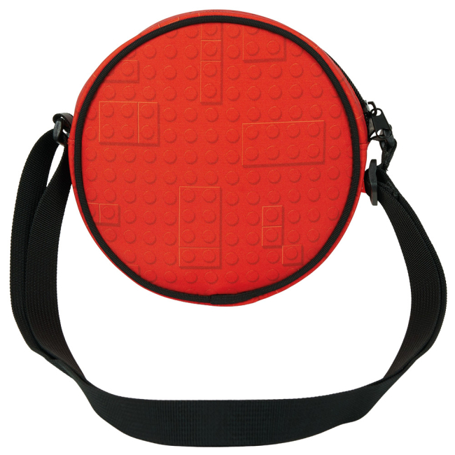 Рюкзаки та сумки - Сумка через плече LEGO Lifestyle Round Brick dots red (20369-2611)#3