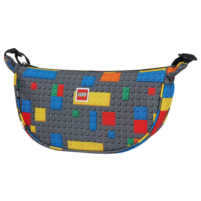 Рюкзаки и сумки - Бананка LEGO Lifestyle Colorful Bricks большая (20373-2607)#2