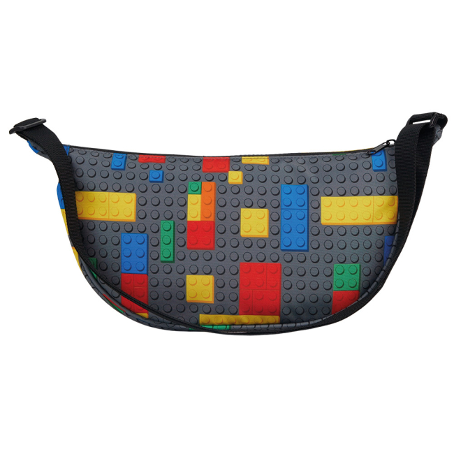 Рюкзаки и сумки - Бананка LEGO Lifestyle Colorful Bricks большая (20373-2607)#3