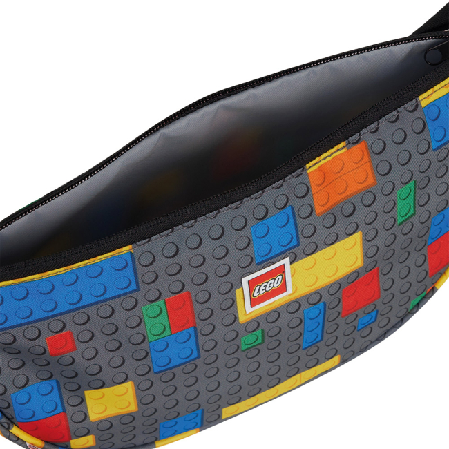 Рюкзаки и сумки - Бананка LEGO Lifestyle Colorful Bricks большая (20373-2607)#4