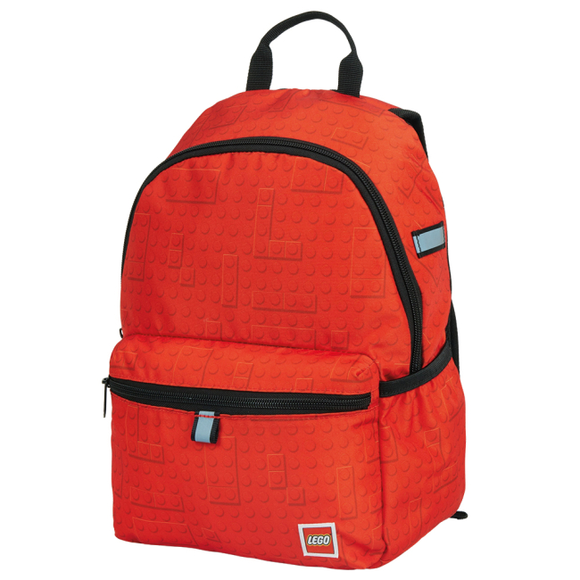 Рюкзаки и сумки - Рюкзак LEGO Lifestyle Colorblock Brick dots red (20375-2611)#2