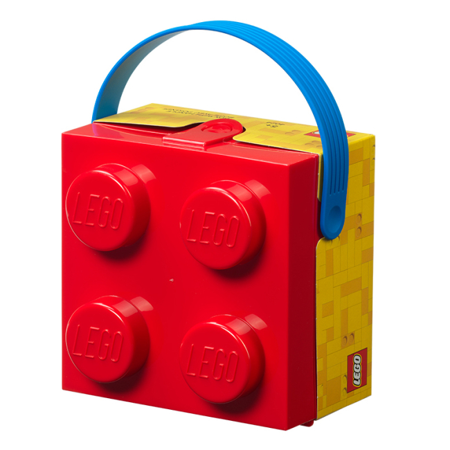 Детская мебель - Бокс для хранения с ручкой LEGO Lifestyle Кирпич красный (40240001)#2