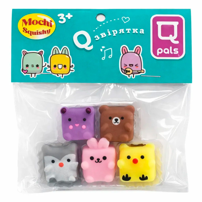 Антистресс игрушки - Игрушка-антистресс Monster Gum Mochi squishy Q зверюшки в ассортименте (T25009)#3