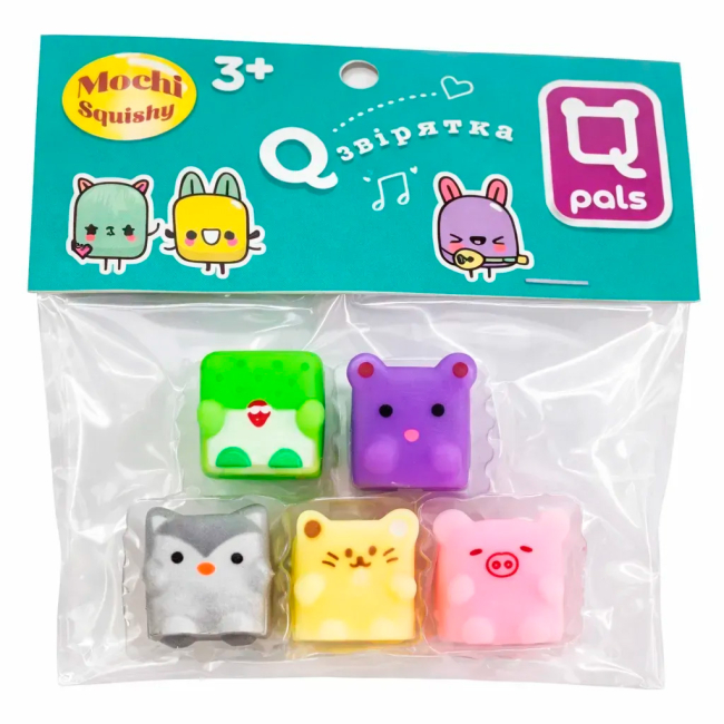 Антистресс игрушки - Игрушка-антистресс Monster Gum Mochi squishy Q зверюшки в ассортименте (T25009)#4