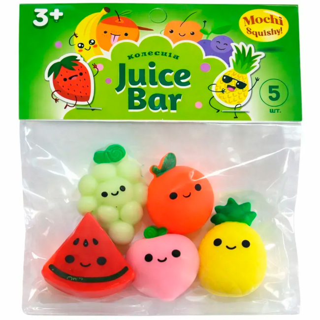 Антистресс игрушки - Игрушка-антистресс Monster Gum Mochi squishy Juice bar в ассортименте (T25007)#4