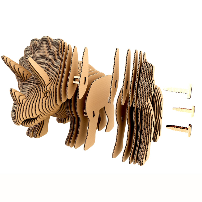 3D-пазлы - 3D пазл Cartonic Collectible Triceratops (CCARTTRIC)#2
