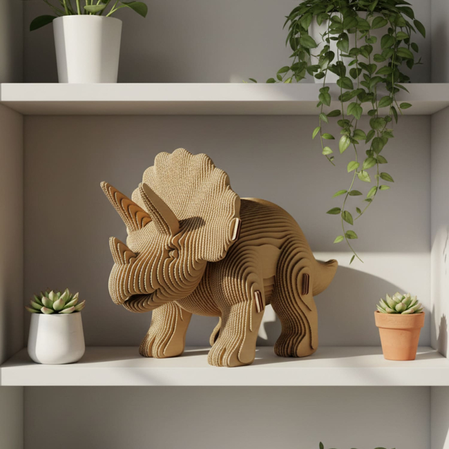 3D-пазлы - 3D пазл Cartonic Collectible Triceratops (CCARTTRIC)#4
