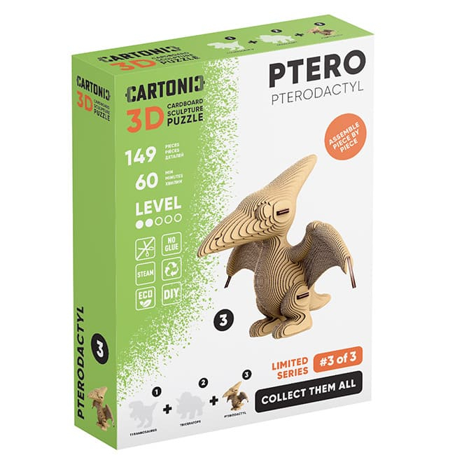 3D-пазлы - 3D пазл Cartonic Collectible Pterodactyl (CCARTPTERO)#3