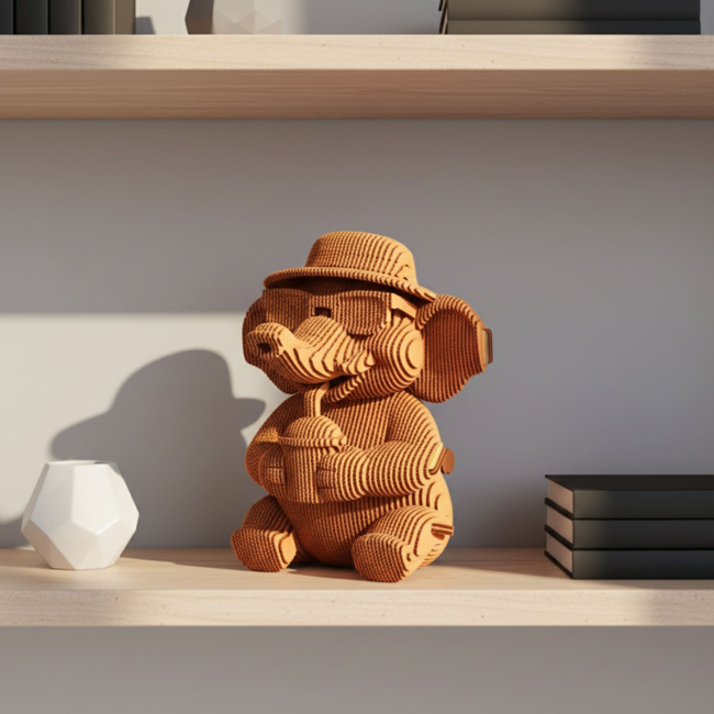 3D-пазли - 3D пазл Cartonic Collectible Elephant (CCARTELEP)#4