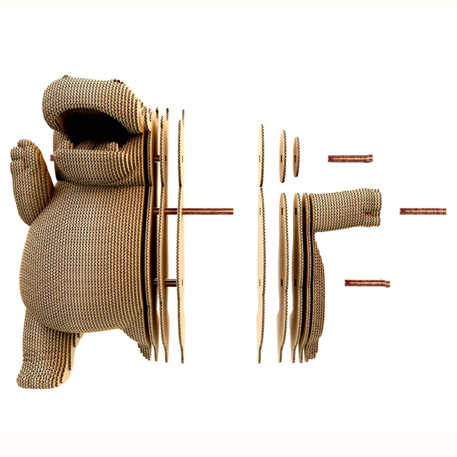 3D-пазлы - 3D пазл Cartonic Collectible Hippo Ippo (CCARTHIPO)#2
