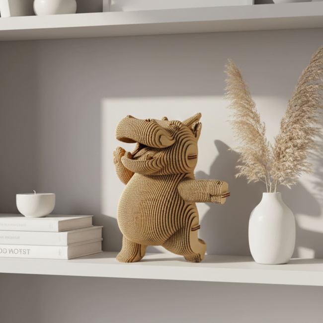 3D-пазлы - 3D пазл Cartonic Collectible Hippo Ippo (CCARTHIPO)#4