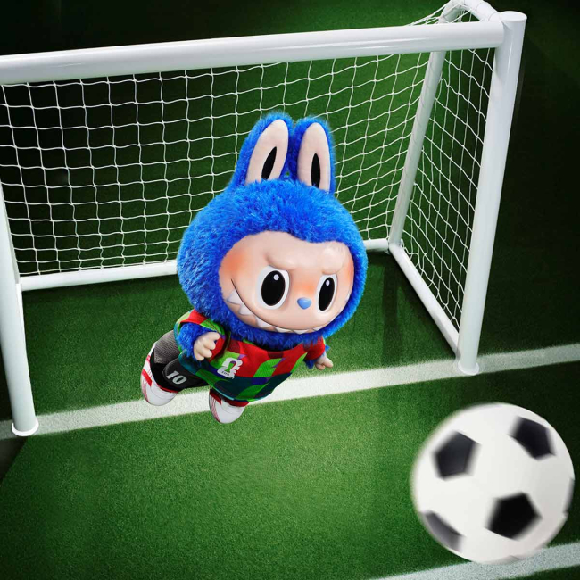 Персонажи мультфильмов - Коллекционная мягкая игрушка Pop Mart The Monsters FIFA Catch the Win (MFIFA-01)#6