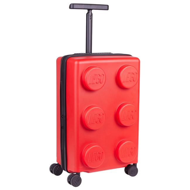 Детские чемоданы - Чемодан LEGO Lifestyle Brick 2x3 Expandable Trolley расширяемый красный (20290-0021)#2