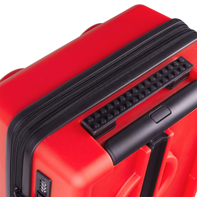 Детские чемоданы - Чемодан LEGO Lifestyle Brick 2x3 Expandable Trolley расширяемый красный (20290-0021)#5