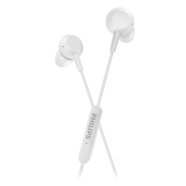 Наушники - Наушники-вкладыши Philips Multimedia Headset проводные накладные со встроенным микрофоном (TAE5008WT/00)#4