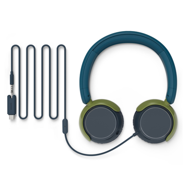 Наушники - Наушники детские Philips Multimedia Headset накладные проводные со встроенным микрофоном (TAK2000CT/00)#5
