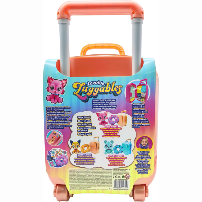 Детские чемоданы - Набор Lovable Luggables Мягкая игрушка Rosie с подушкой и чемоданом (815887029491)#5