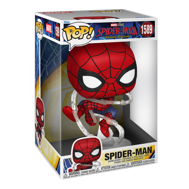 Фигурки персонажей - Фигурка Funko Pop Marvel Человек-паук Абсолютно новый день 25 см (83966)#2