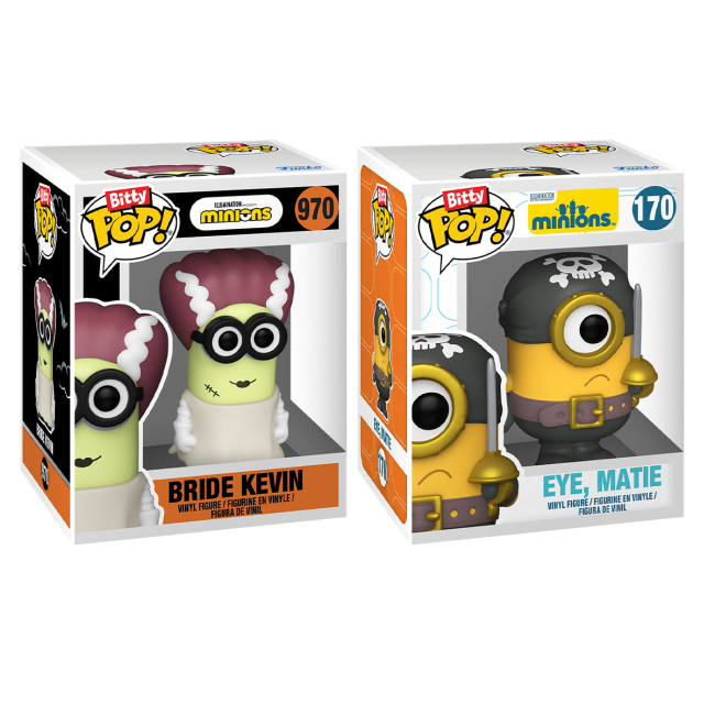 Фигурки персонажей - Набор фигурок Funko Bitty pop Minions Кевин и Пират (94224)#2