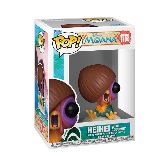 Фигурки персонажей - Фигурка Funko Pop Disney Моана S3 Хей-Хей с кокосом (94412)#2