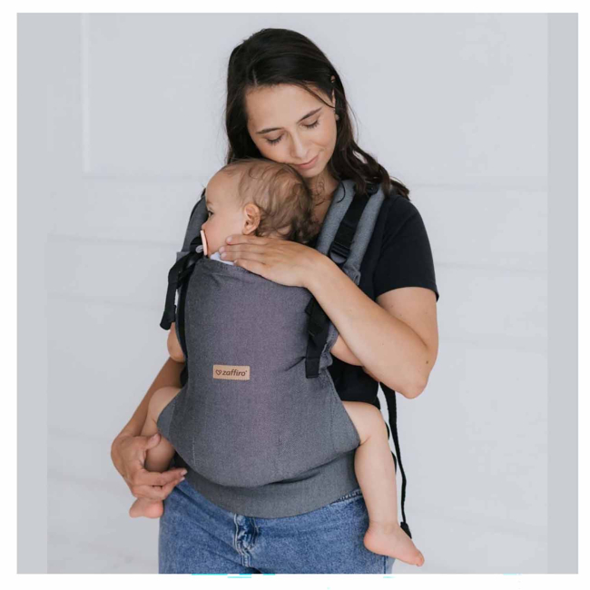Сумка-переноска Zaffiro BabyGrow Roma grey (ZAF1110393)#4