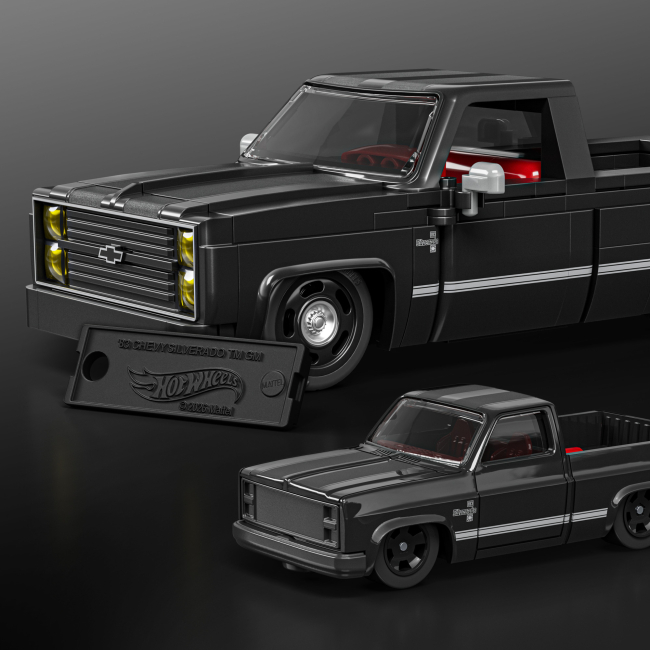 Конструктори Hot Wheels - Конструктор Mattel Brick Shop Speed Chevy '83 Silverado (JKG42)#6