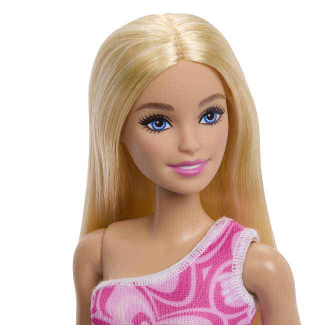 Куклы - Кукла Barbie Budget Fashion Супер стиль Блондинка в розовом платье с принтом (JLG03)#3