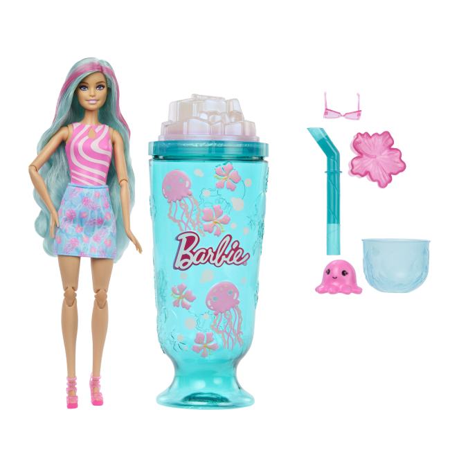 Куклы - Кукла Barbie Pop Reveal Морской слаши бирюзовый стаканчик (JKF62)#2