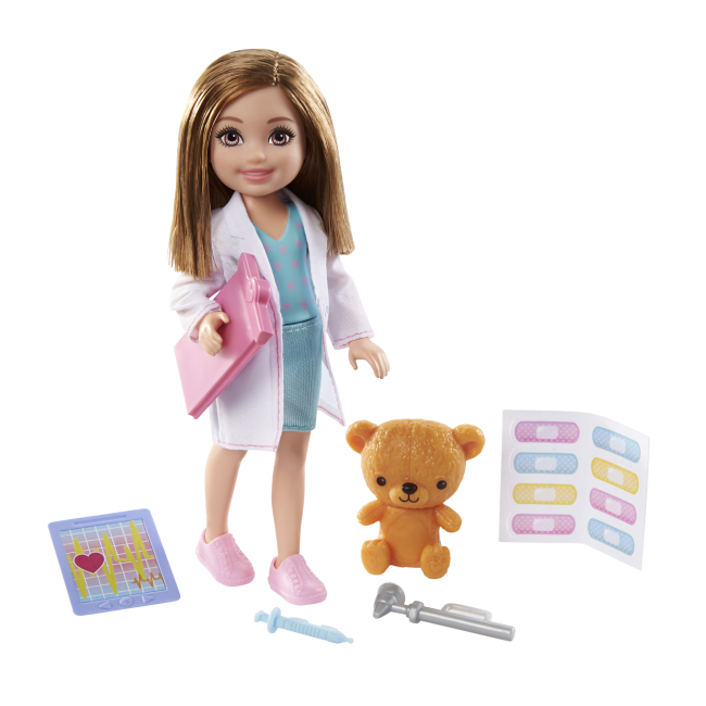 Куклы - Игровой набор Barbie Club Chelsea You can be с аксессуарами Врач (GTN86/1)#2