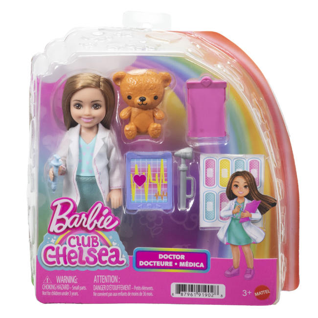 Куклы - Игровой набор Barbie Club Chelsea You can be с аксессуарами Врач (GTN86/1)#6