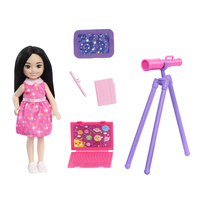 Куклы - Игровой набор Barbie Club Chelsea You can be с аксессуарами Астрономка (GTN86/4)#3