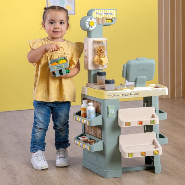Наборы профессий - Игровой набор Smoby Интерактивный супермаркет Фреш с корзиной (7600350244)#4