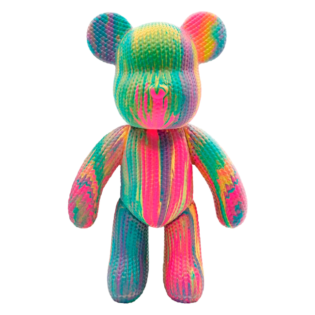 Набори для творчості - Набір для творчості ToyMonster Pour Palz Флюїд Арт Ведмедик Небесна блакить S4 В'язані дива (FC-G0004B)#6