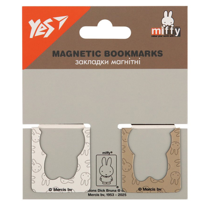 Школьные принадлежности - Закладки магнитные Yes Miffy Cony 2 шт (708398)#2