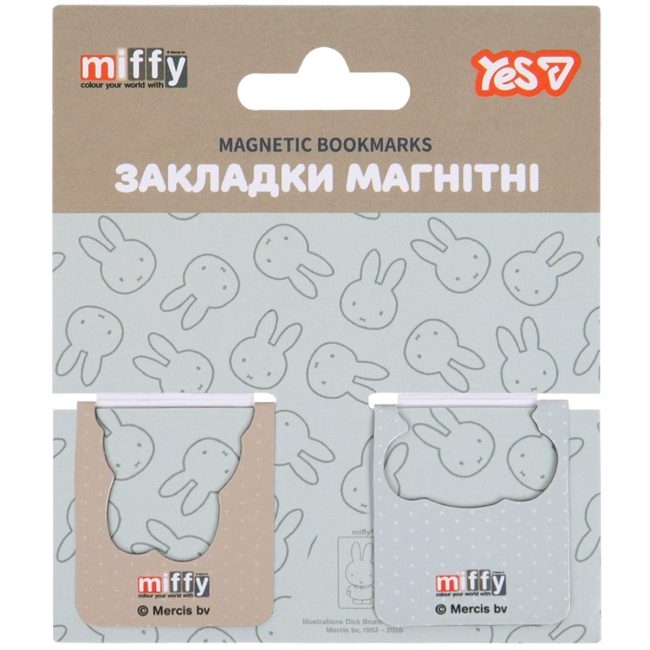 Школьные принадлежности - Закладки магнитные Yes Miffy 2 шт (708836)#2