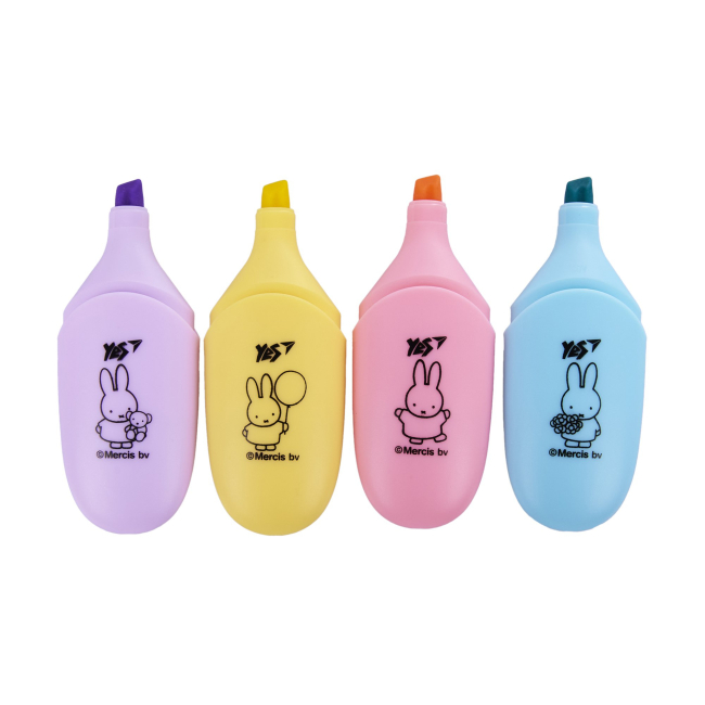 Маркери текстові Yes Miffy 4 кольори (391093)#4
