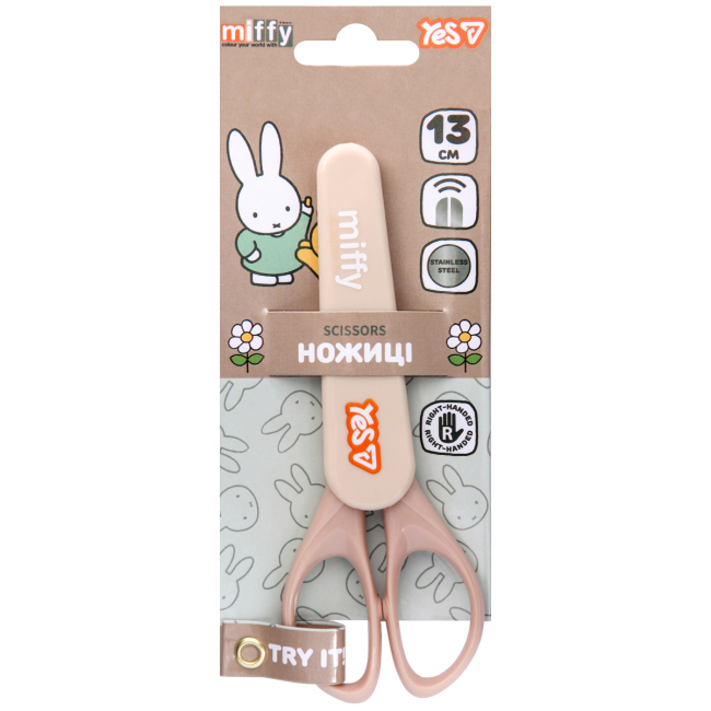 Канцелярські товари - Ножиці Yes Miffy у футлярі 13 см (480491)#4