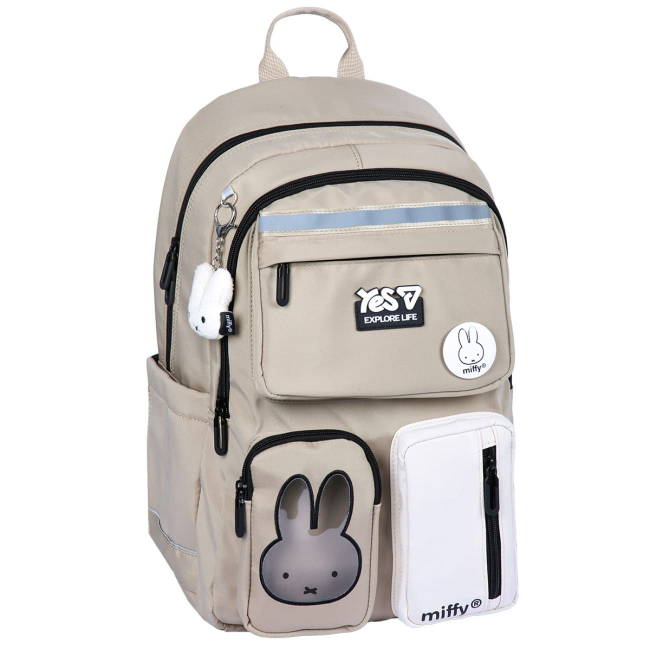 Рюкзаки и ранцы для школы - Рюкзак школьный Yes Miffy TS-43L (550340)#2