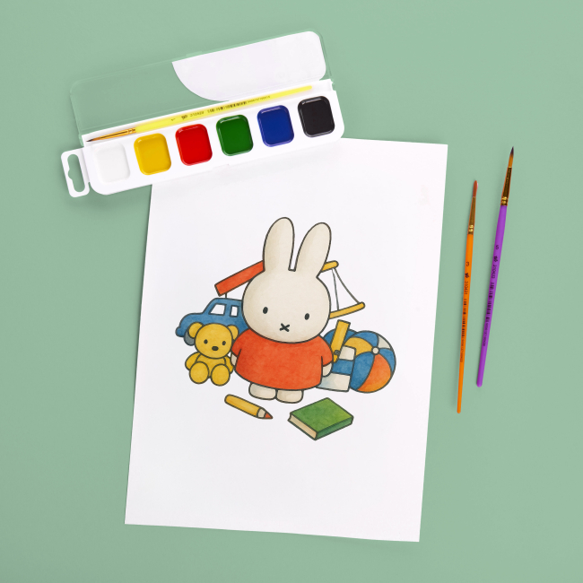 Канцелярські товари - Фарби акварельні Yes Miffy 8 кольорів (110318)#5