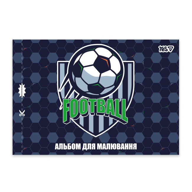 Альбоми та папір для малювання - Альбом для малювання Yes Football А4 12 аркушів в асортименті (130615)#3