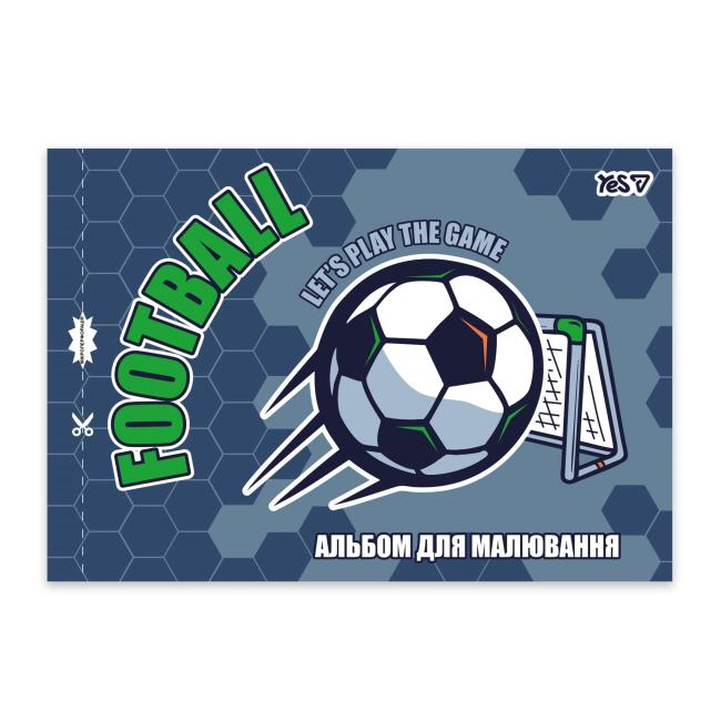 Альбоми та папір для малювання - Альбом для малювання Yes Football А4 12 аркушів в асортименті (130615)#5